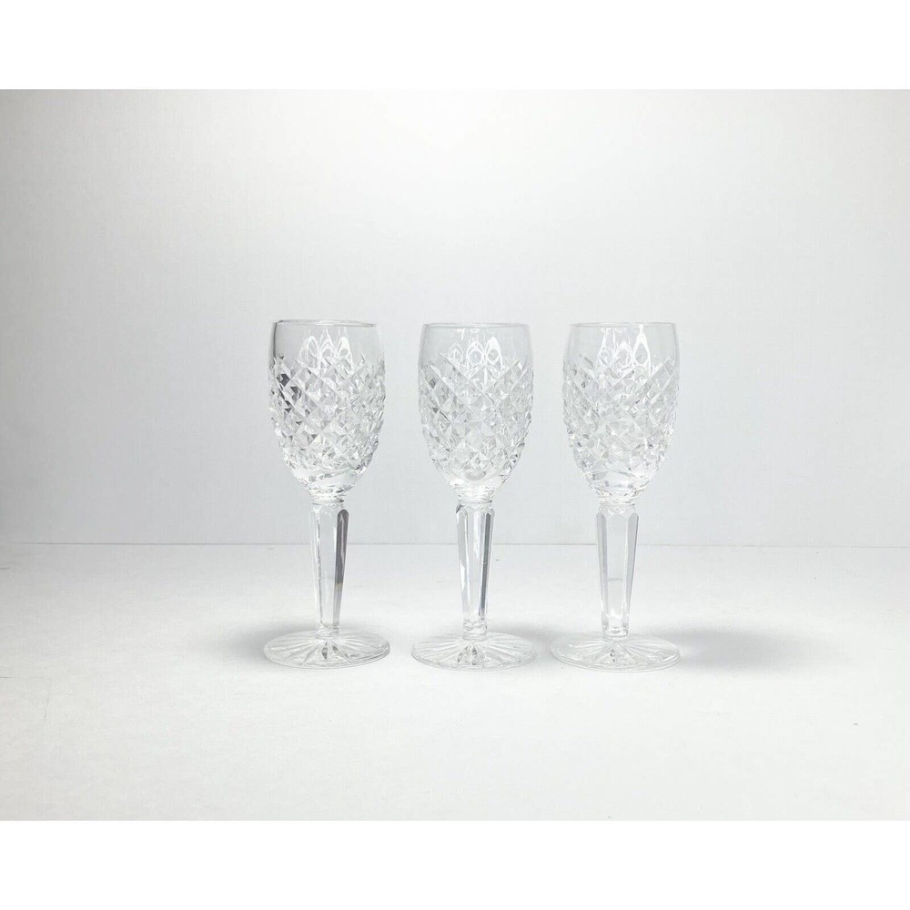 Tipperary BERKELEY, Set of 3 Crystal Cordial /Port Wine Glasses, 6 3/8” 4oz